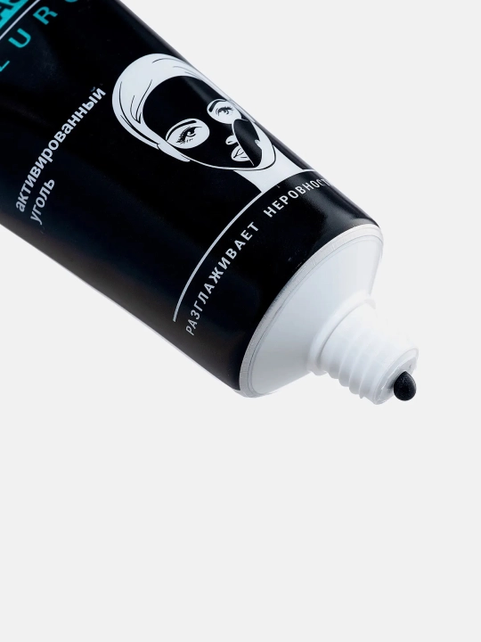 COMPLIMENT Black Mask Yuz uchun plyonka maska Hyaluron, 80 ml