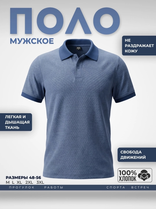 Erkaklar uchun polo futbolka - 