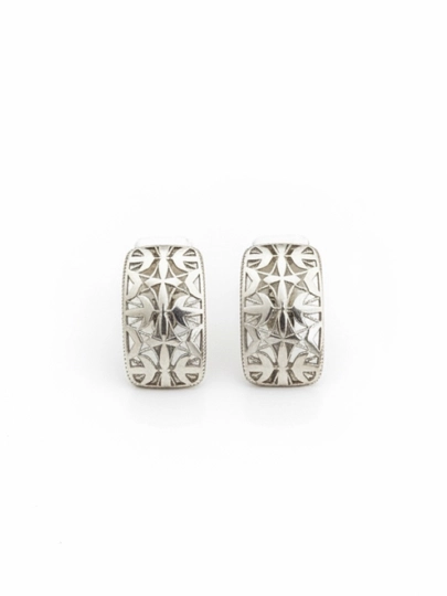 Серьги из серебра 925 пробы, ажурные — MRKND-91020000800-СЕРЕБРН