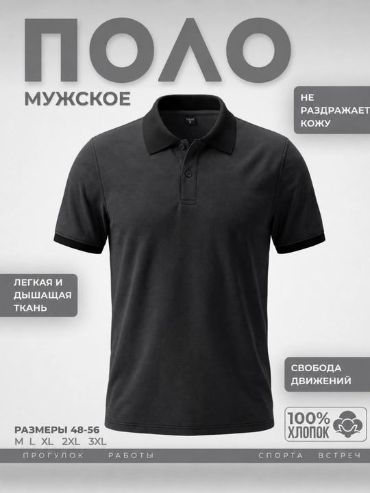 Erkaklar uchun polo futbolka - 