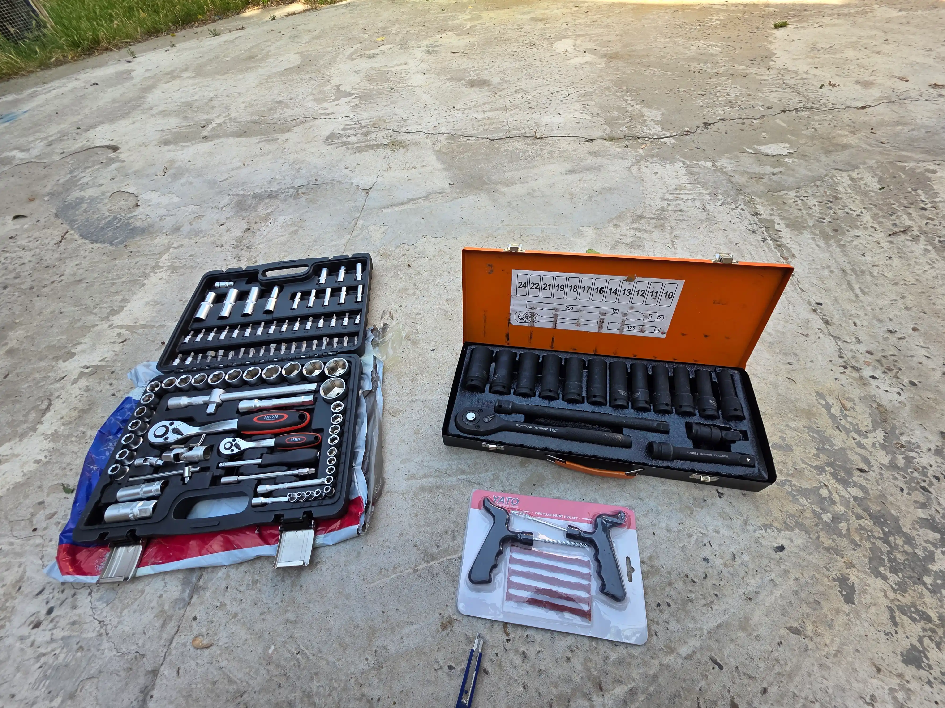 Набор ударных головок 1/2", 35 шт