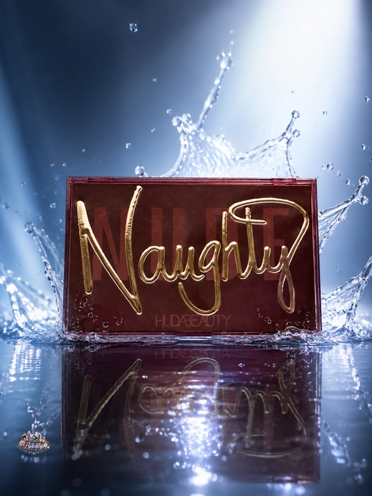 Huda Beauty Naughty Nude, палетка теней 18 оттенков для nude и glam макияжа