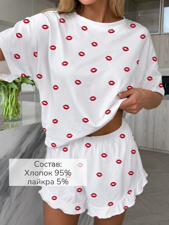 Ayollar va qizlar uchun pijama, shortik, futbolka, pijama yozgi