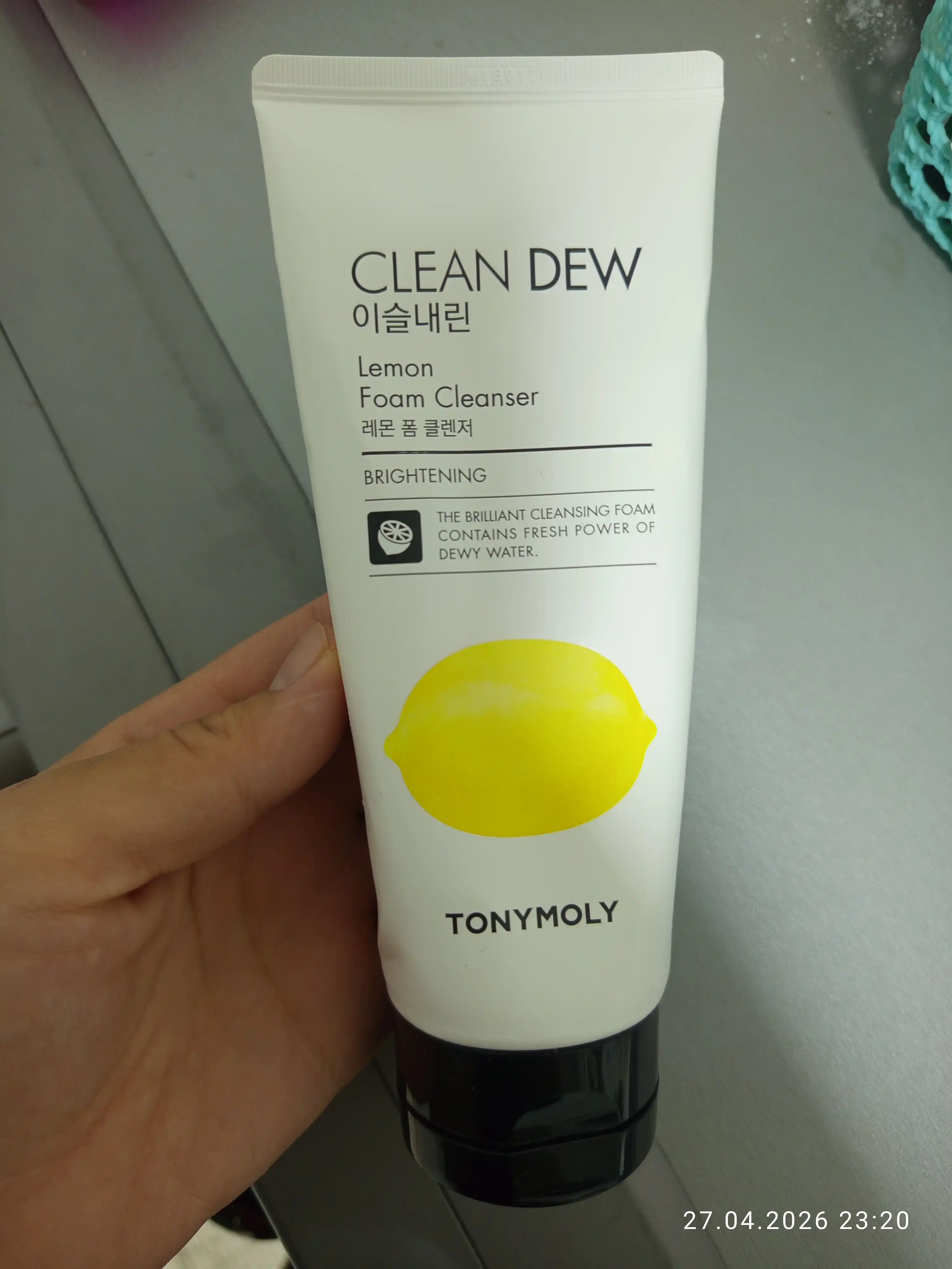 Ko'pik yuz yuvish uchun Tony Moly, Clean Dew Foam Cleanser, 180 ml