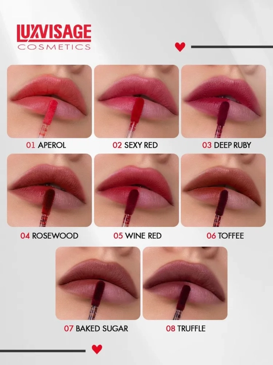 Тинт LUXVISAGE LIP TINT AQUA GEL с гиалуроновым комплексом
