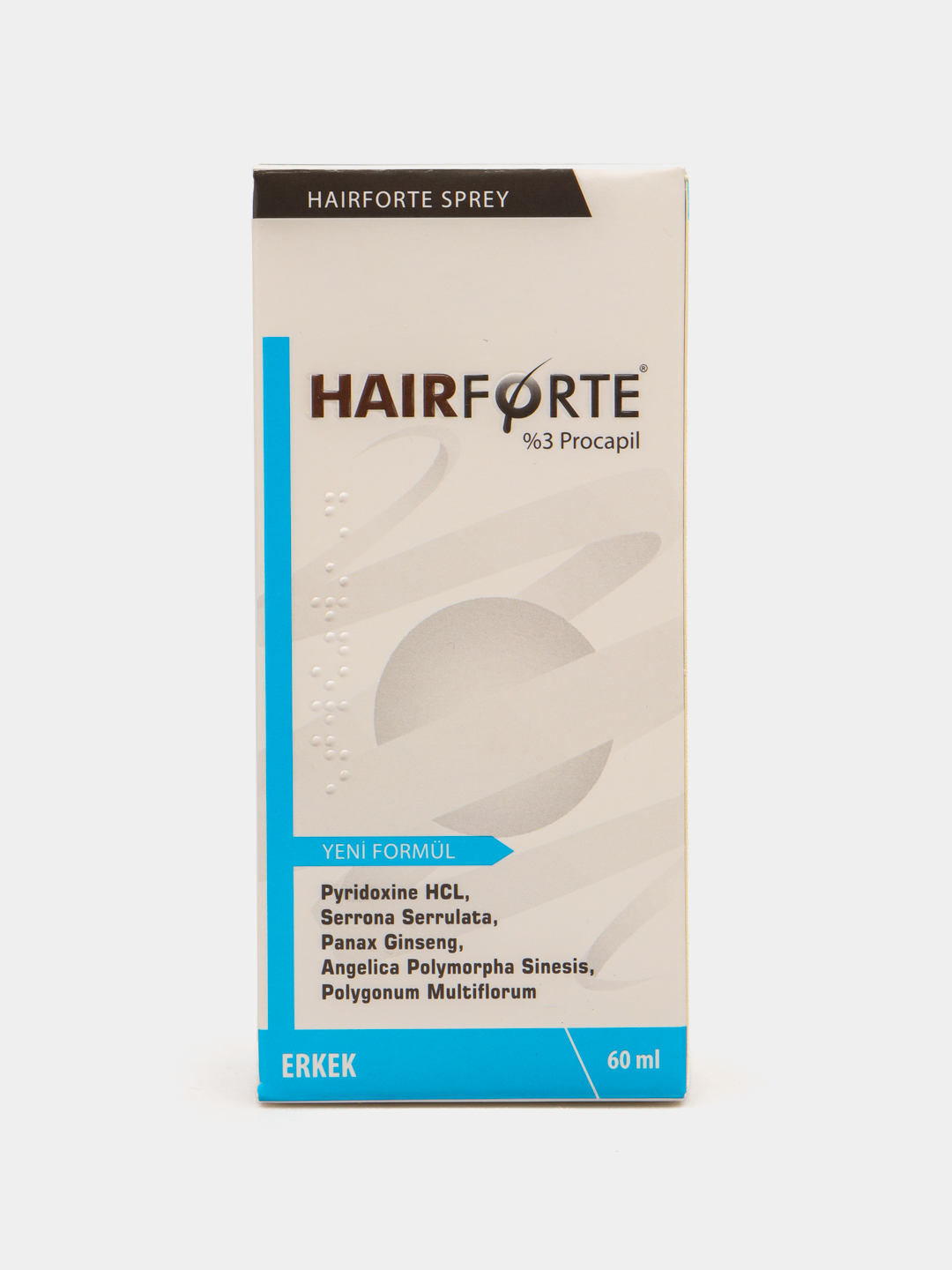 Hair Forte Man , спрей от выпадения волос - 