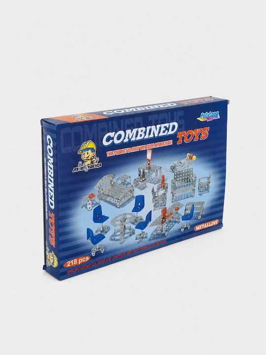 Metall konstruktor Mebel 218 qismlar Metalline Combined Toys