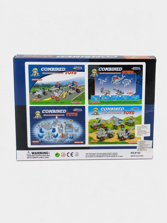 Metall konstruktor Mebel 218 qismlar Metalline Combined Toys