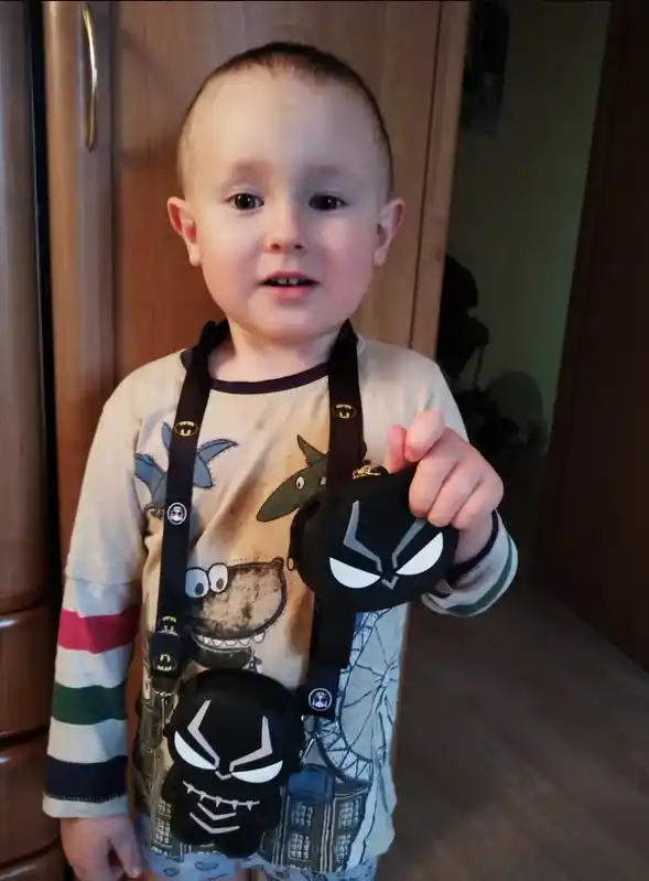 Bolalar uchun silikon sumka, Spiderman, Batman