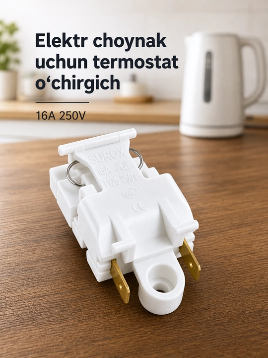 Термостат термовыключатель 16A 250V для электрочайника и бытовой техники - 