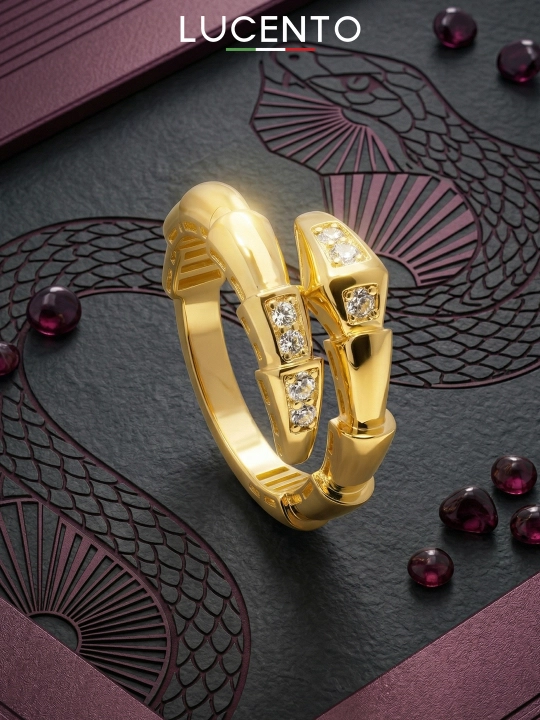 Золотое кольцо LUCENTO JEWELLERY 585 пробы