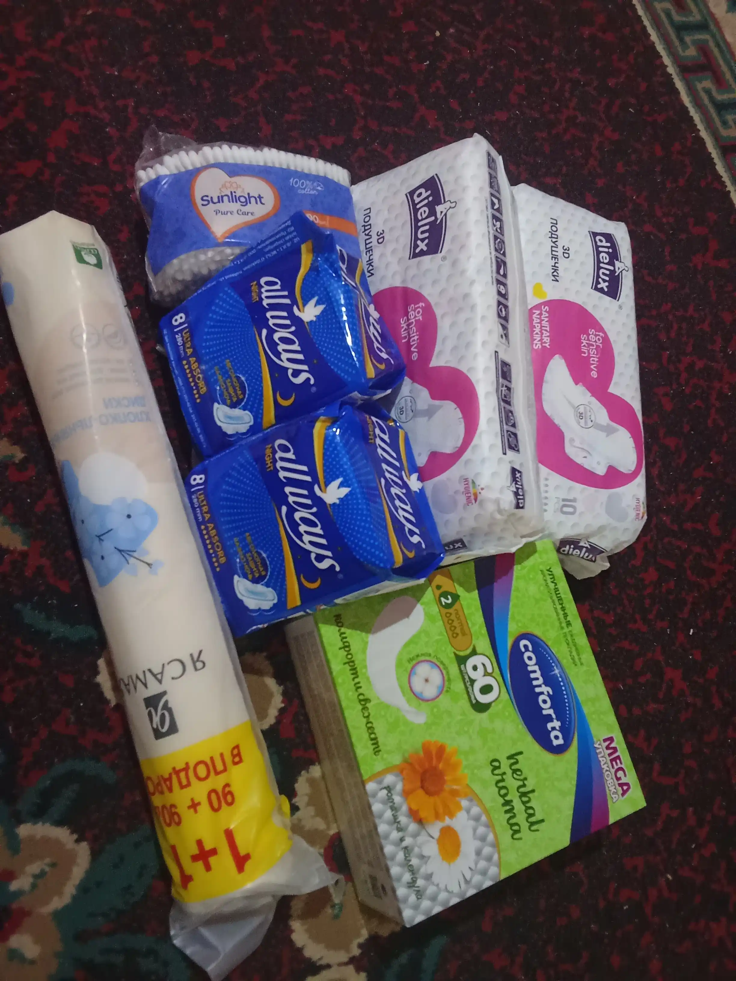 Ayollar yostiqchalar Dielux 3d, 10 dona