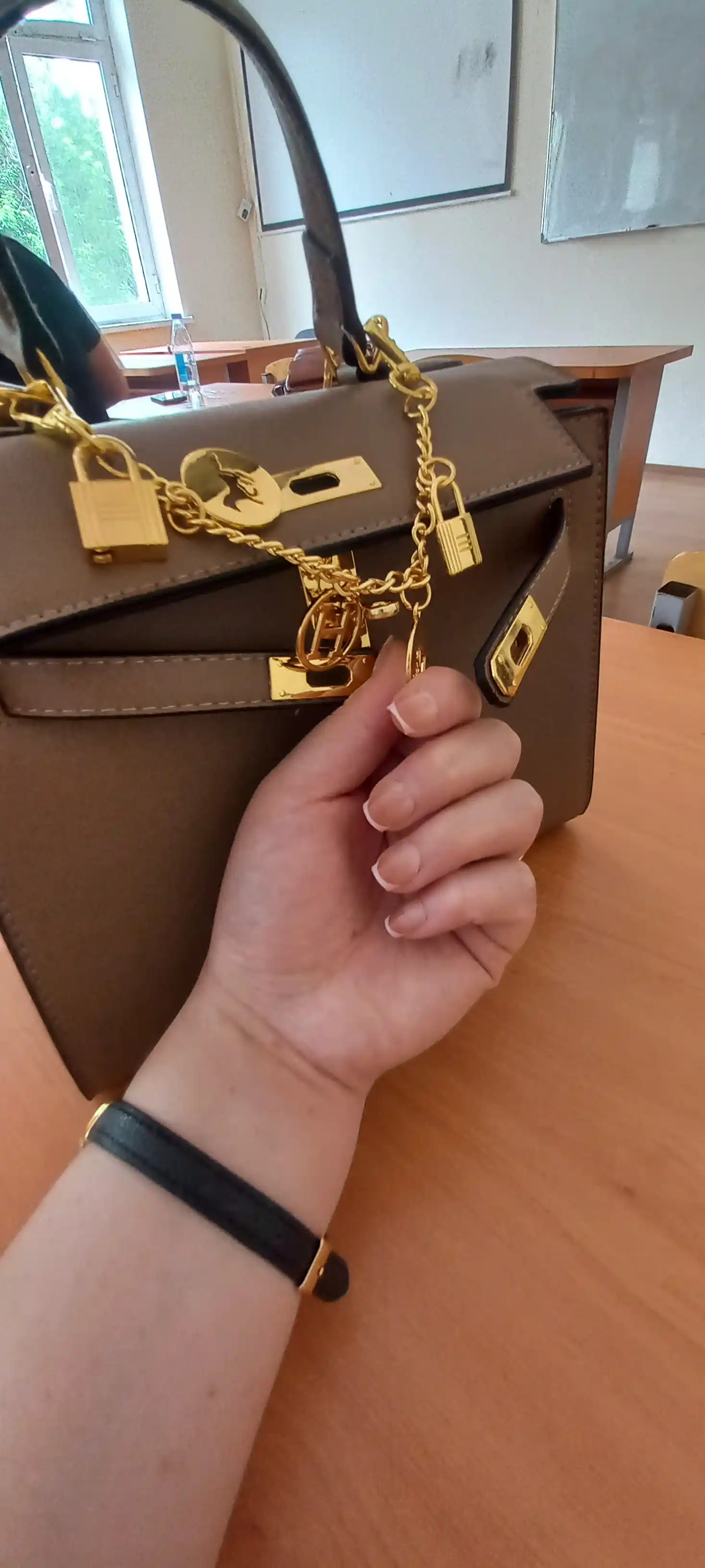 Накладные ногти с дизайном, 24 шт, маникюр, френч