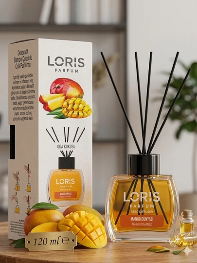 LORIS Аромадиффузор — ароматизатор для дома и офиса, 120 мл — ST2000-LORPAR-ОРАНЖ