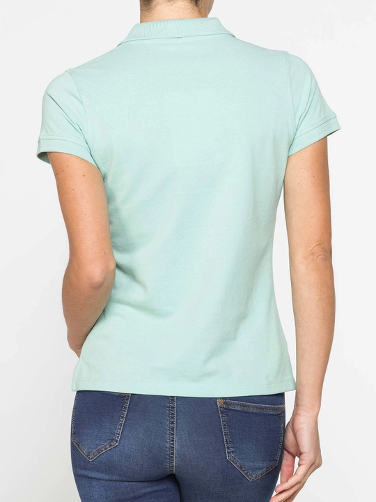 Carrera Jeans 100% paxtadan tikilgan ayollar polo futbolkasi, o‘lchamlari S-XXL