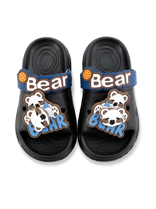 Детские резиновые шлепанцы Bear – мягкая и удобная летняя обувь - 