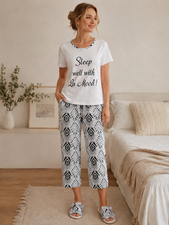 Ayollar pijamasi 92% paxta 8% laykra, uy uchun to'plam, S–3XL