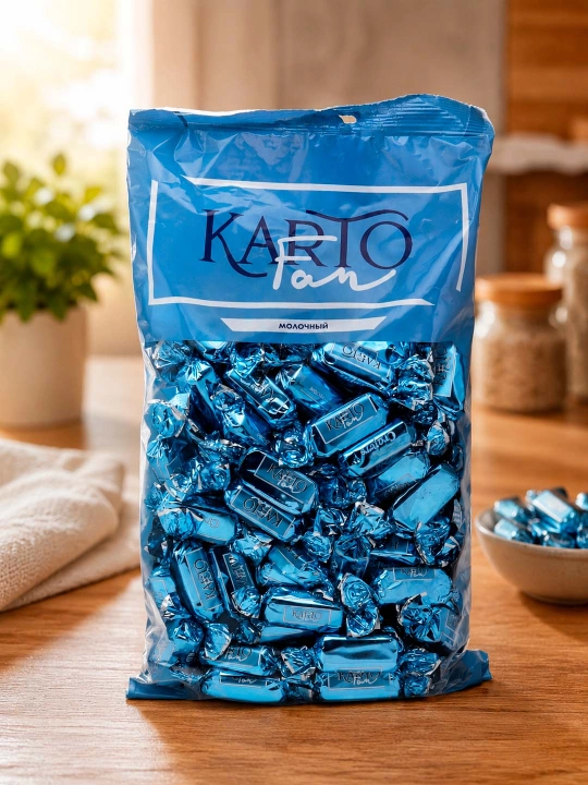 Конфеты Kartofan с молочным вкусом, 1 кг - 