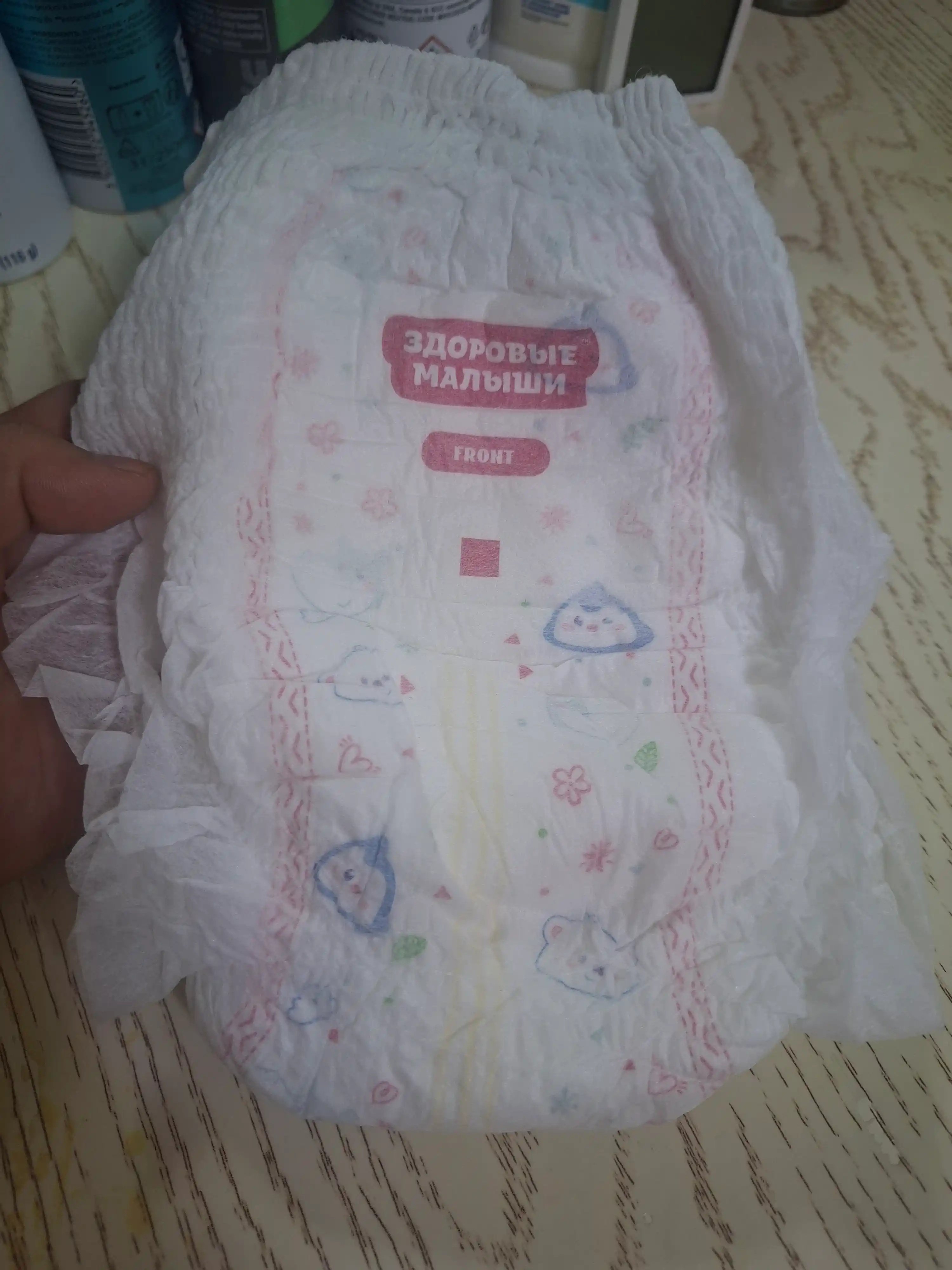 Подгузники трусики детские Здоровые малыши, все размеры 3 M, 4 L, 5 XL, 6 XXL, памперс