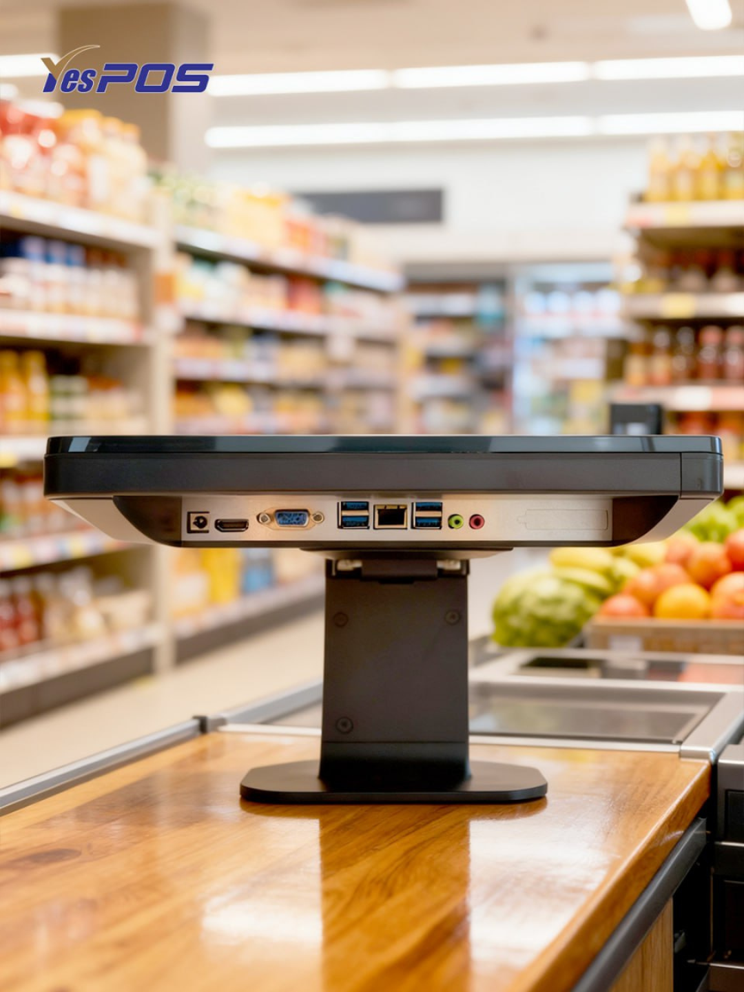 Ikki tomonlama va bir tomonlama POS monoblok, dokon, apteka va restoran uchun