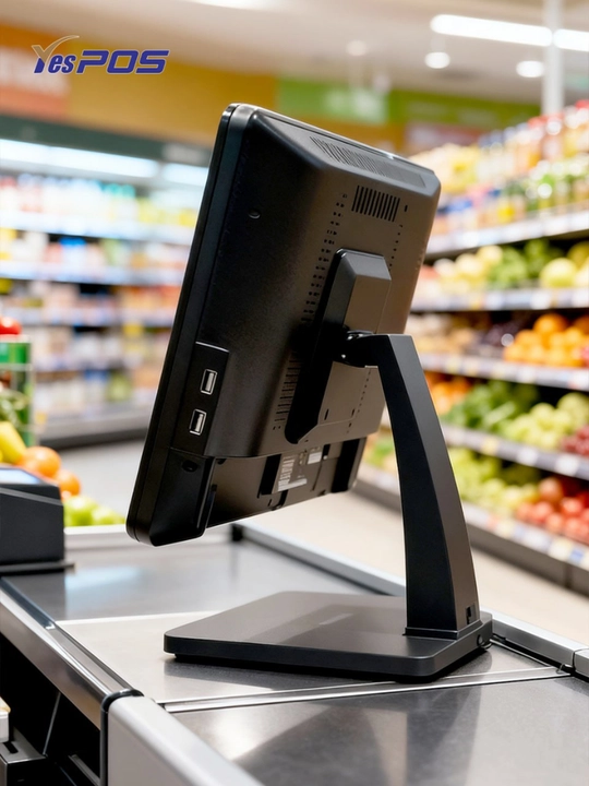 Ikki tomonlama va bir tomonlama POS monoblok, dokon, apteka va restoran uchun