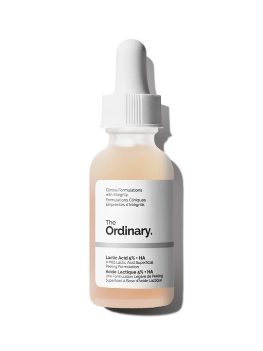 The Ordinary Lactic Acid 5% + HA — yuz uchun eksfoliant serum 30 ml