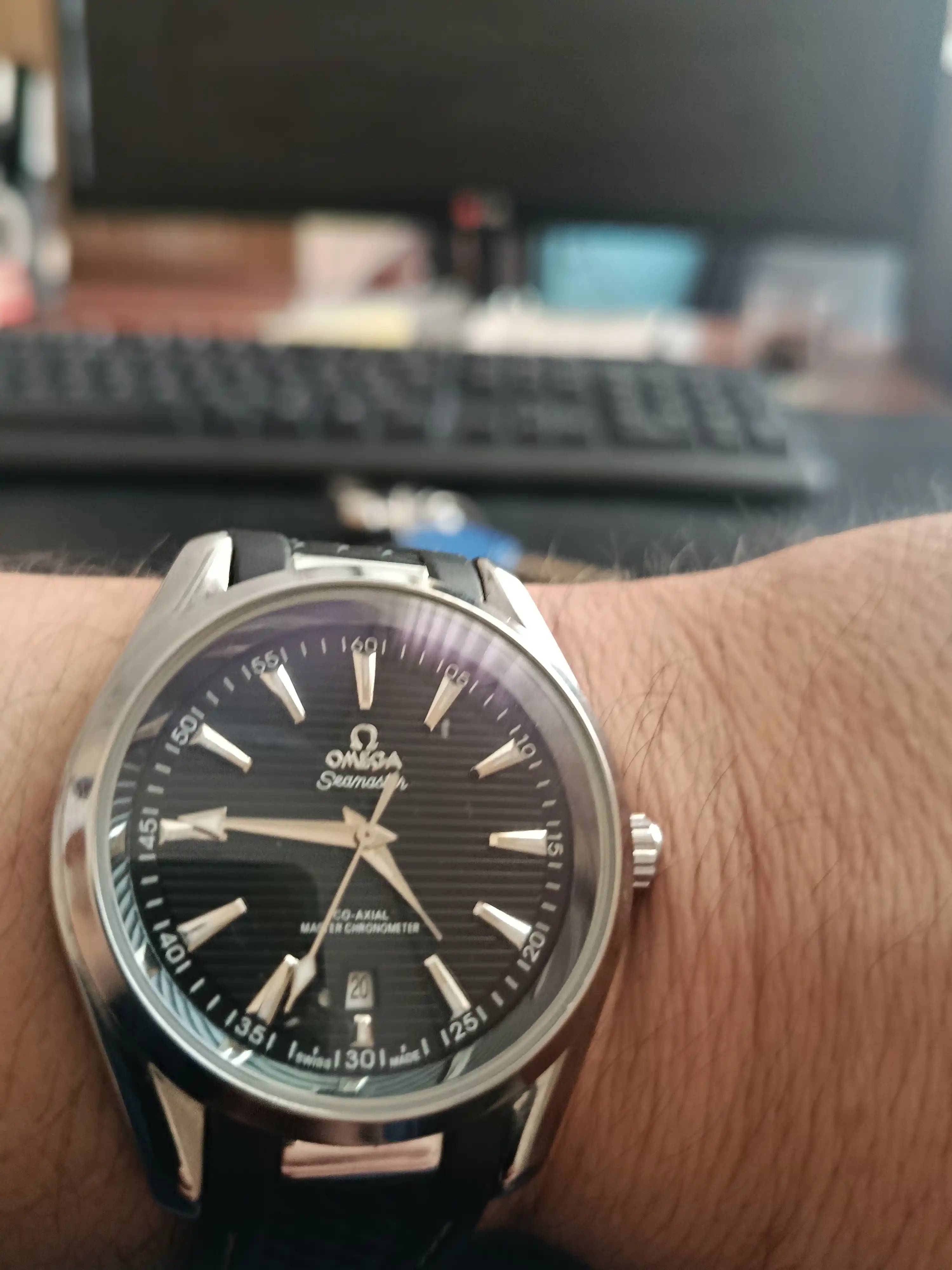 Мужские часы с автоподзаводом, механические, стиль Omega Seamaster