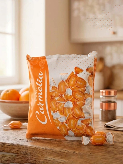 Леденцовые карамели со вкусом Апельсина Carmelia, 500 г — CRAFERS-CARMAPE
