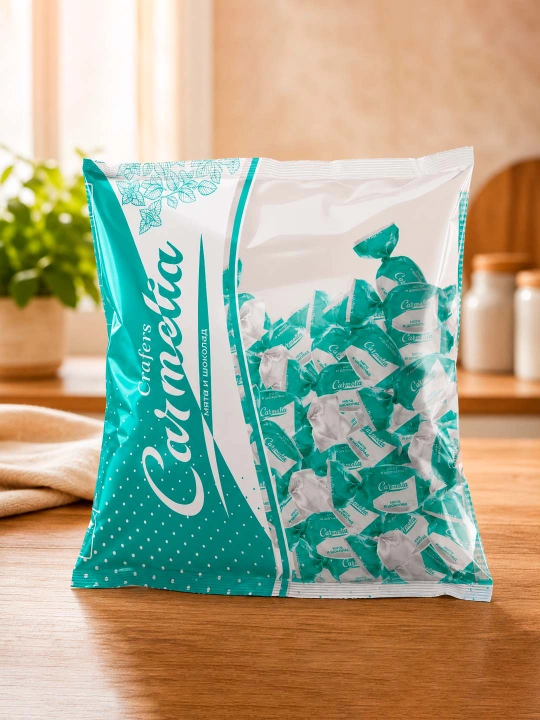Карамель Carmelia Crafers с начинкой со вкусом Мяты (500 гр) - 