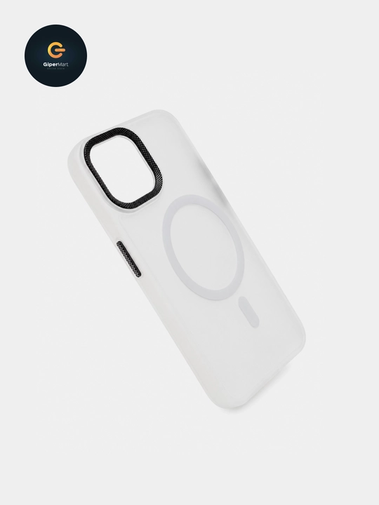 Матовый чехол с MagSafe и защитой камеры для iPhone 12-13-14-15-16-17 Pro/Pro Max