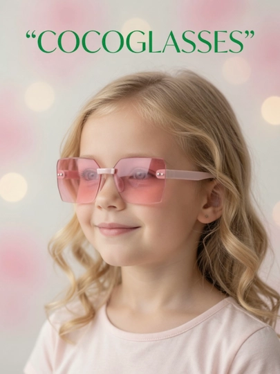 Солнцезащитные очки для девочек — COCODET-25003JEN-РОЗОВ