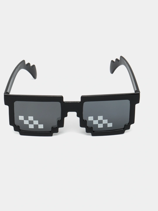 Ko'zoynaklar pikselli quyoshdan saqlaydigan GTA, Shaxmat ochki Minecraft - 