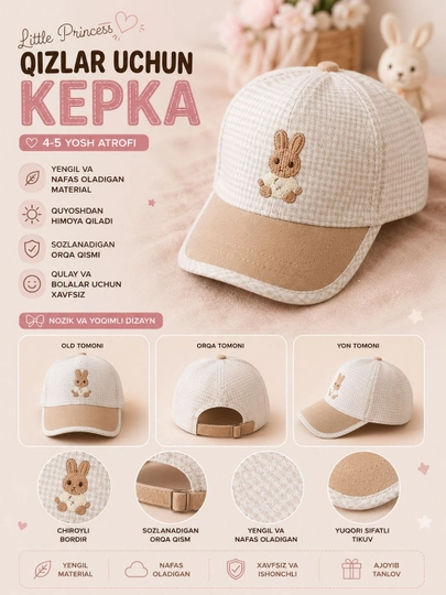 Летние кепки для мальчиков и девочек — MINCAPS-KEPKA-СЛНКОСТ-48