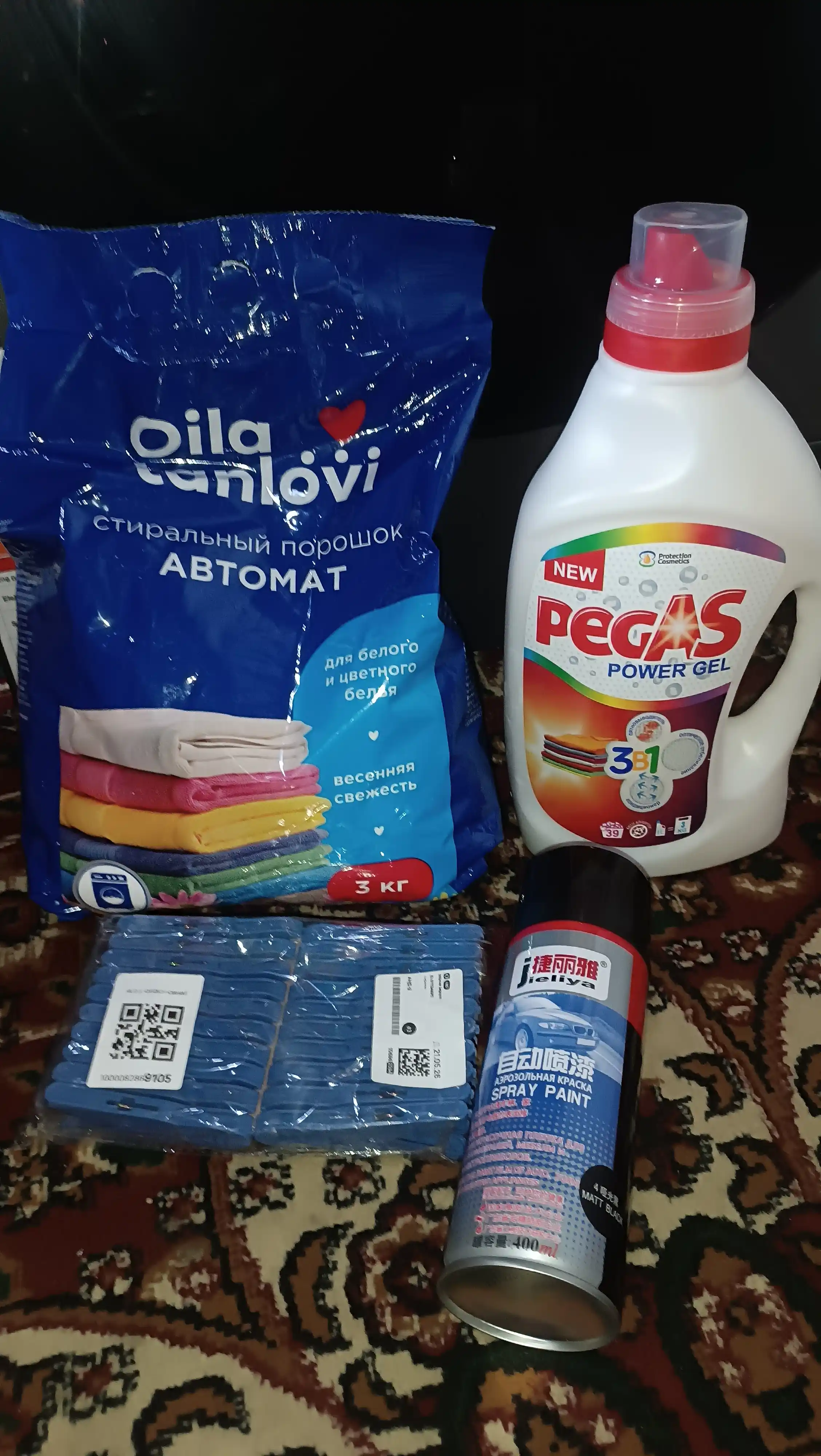 Гель для стирки Pegas, автомат, 1.95 л