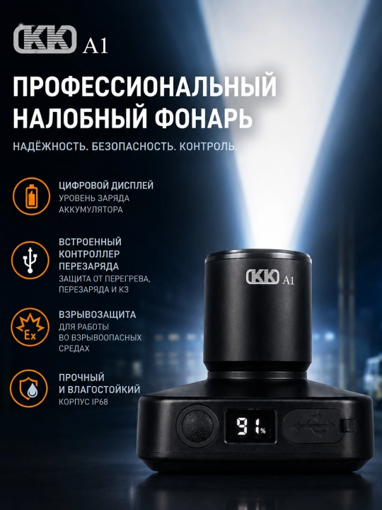 Профессиональный фонарь KK-A-1
