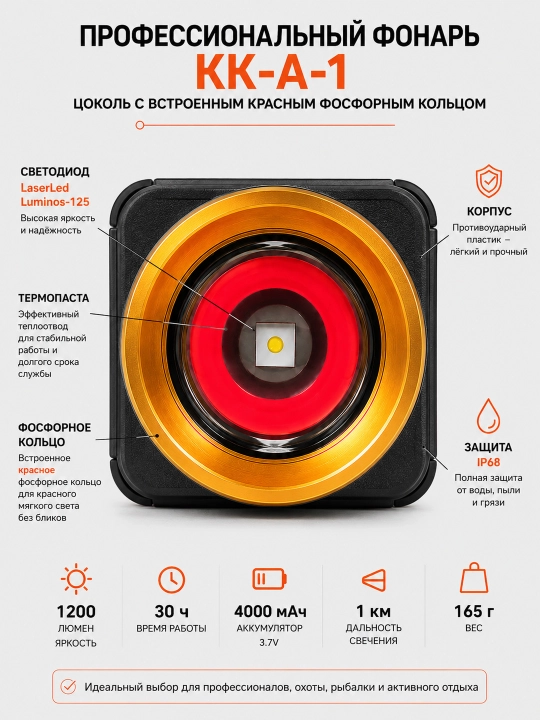 Профессиональный фонарь KK-A-1