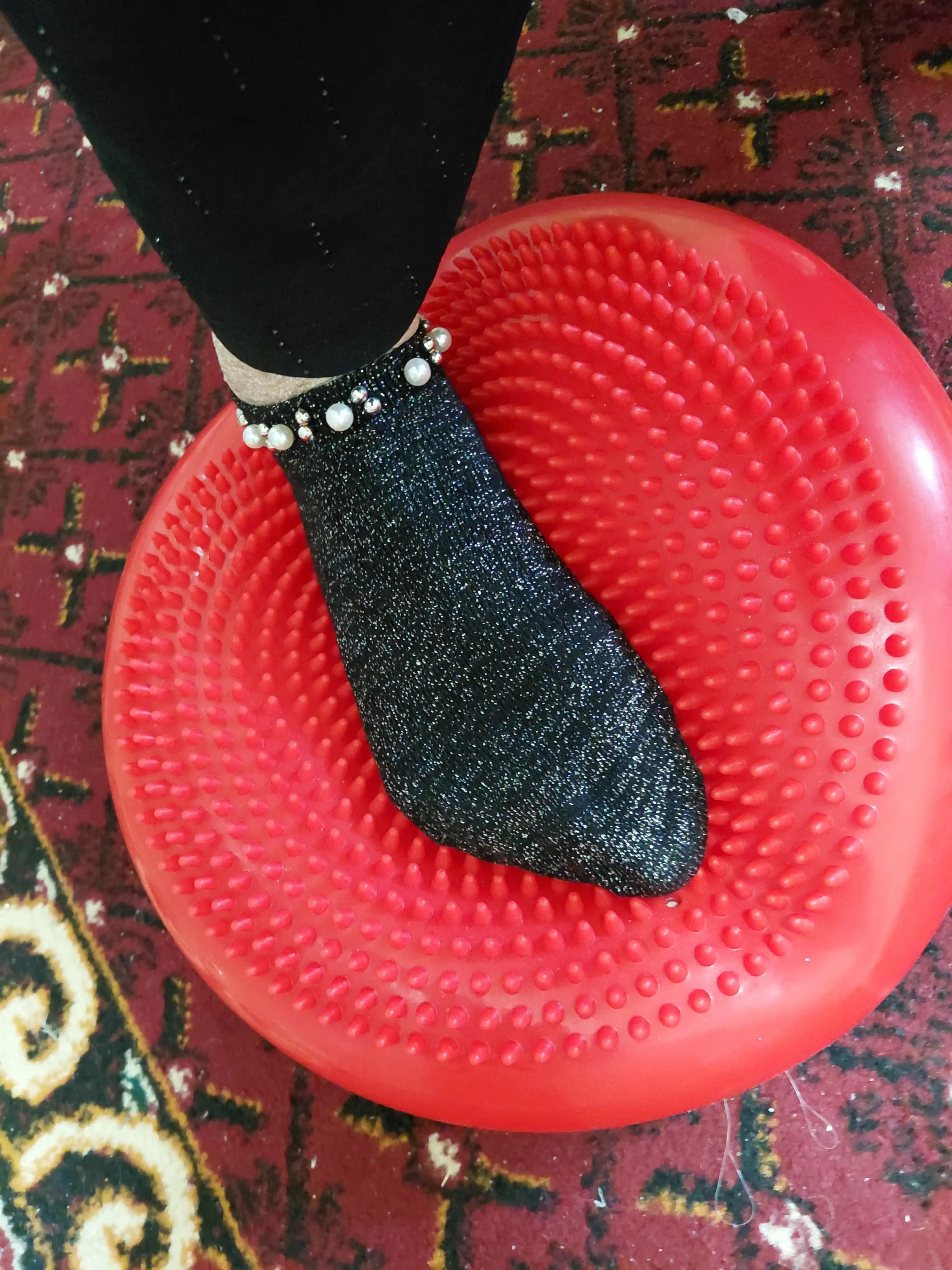 Bolalar va kattalar uchun muvozanatlovchi yostiq, polga o‘rnatiladigan, yumaloq, yoga mashg‘ulotlari uchun