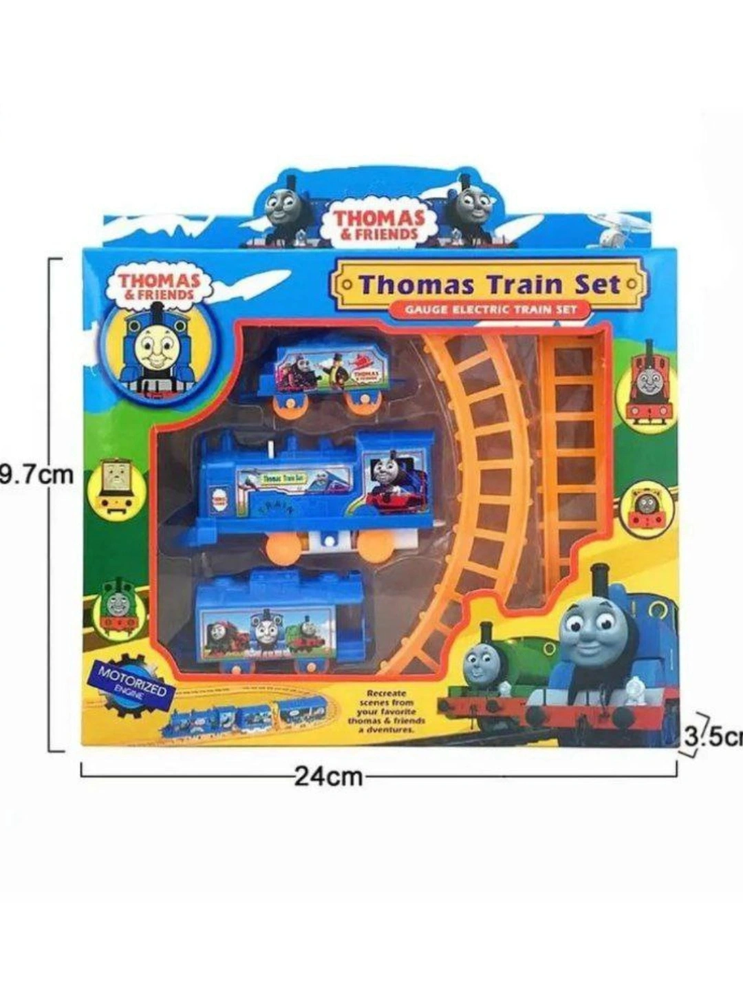 Bolalar uchun Thomas Train Set temir yo‘l poyezd o‘yinchoq to‘plami