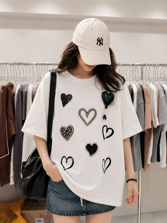 Женская футболка oversize – стильная футболка для женщин - 