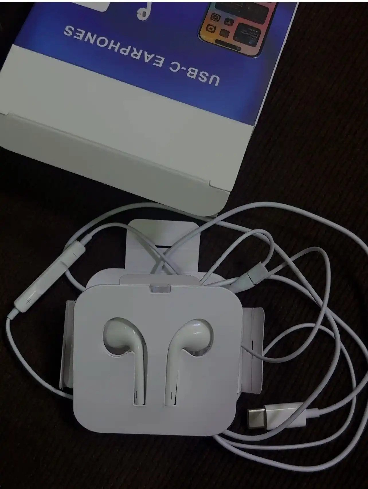 IPhone uchun simli quloqchinlar, (Pop-UP) mikrofon bilan, Lightning, Type-c, 3.5 mm Aux