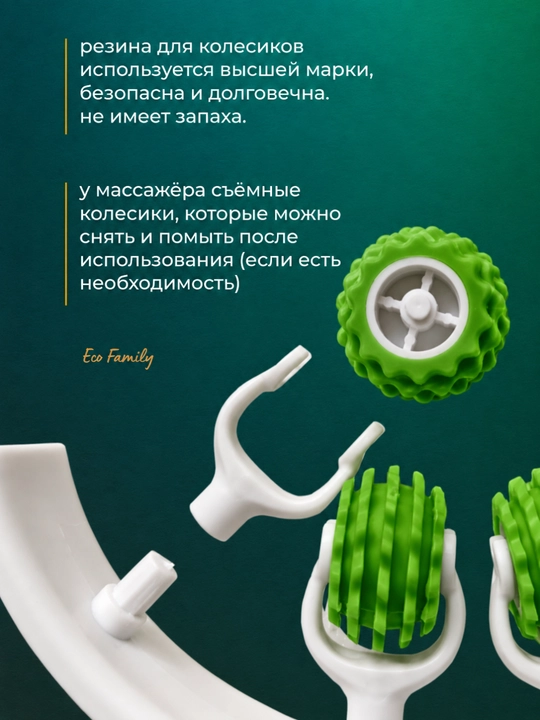 Массажер для тела, роликовый, антицеллюлитный, круглый массажер для ног, бедер и живота
