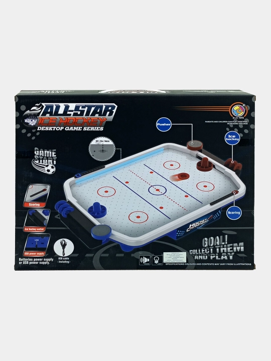 Stol o'yini Xokkey ALL-STAR yorug'lik va ovozli 2-4 o'yinchi