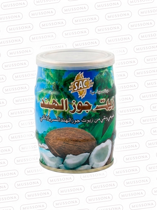 Kokos moyi SAC sovuq press, 400 ml, soch teri uchun, Shri-Lanka tabiiy oziq-ovqat