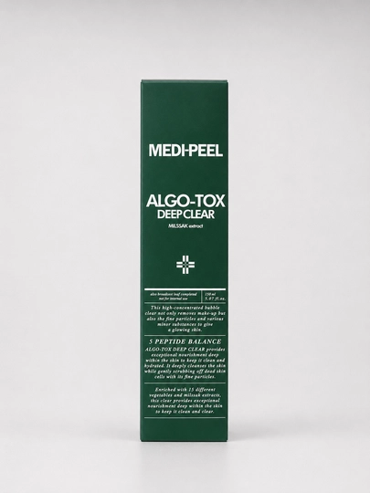 Очищающая пенка-гель для жирной кожи лица Medi-Peel Algo-Tox Deep Clear, зелёная