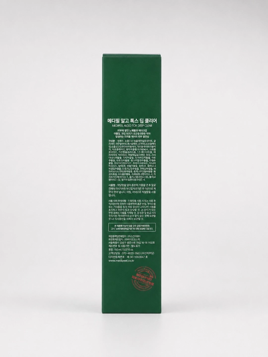 Очищающая пенка-гель для жирной кожи лица Medi-Peel Algo-Tox Deep Clear, зелёная