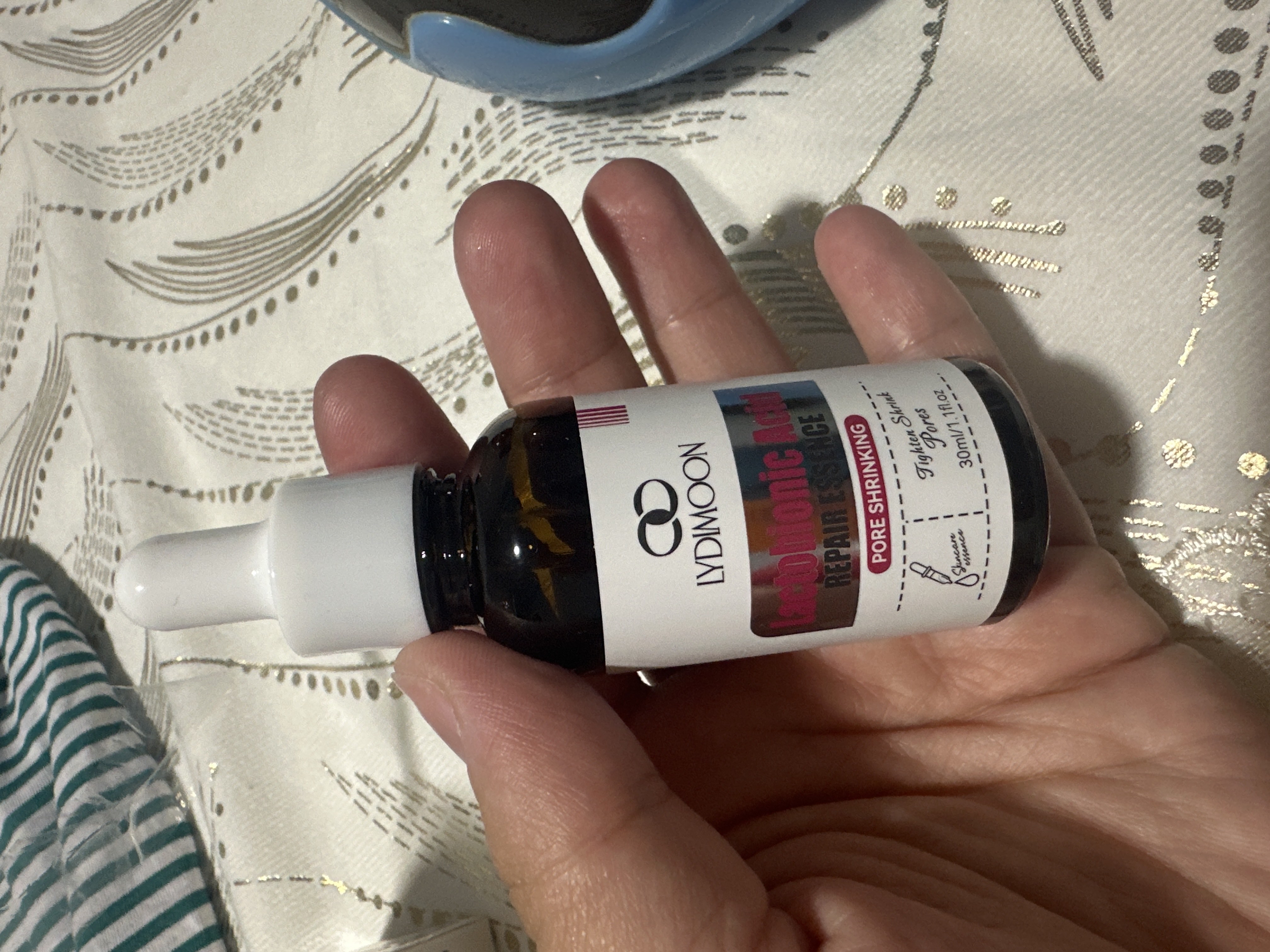 LYDIMOON Laktobion kislotasi ko'zalarni toraytiruvchi mohiyat 30 ml