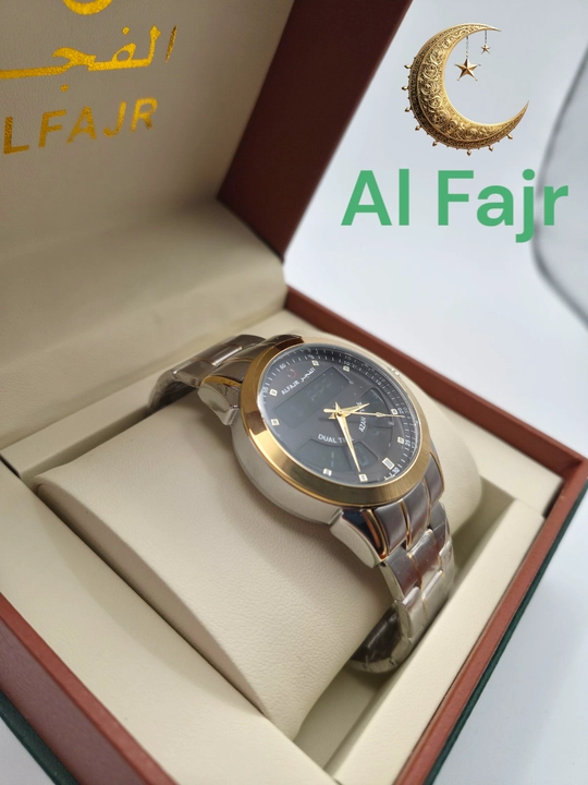 Mужские наручные часы Al Fajr, с коробкой, документами и подарочным пакетом