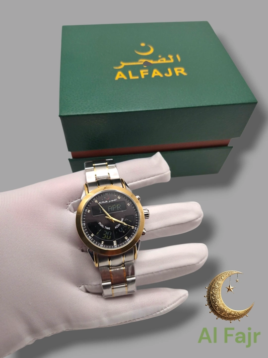 Mужские наручные часы Al Fajr, с коробкой, документами и подарочным пакетом