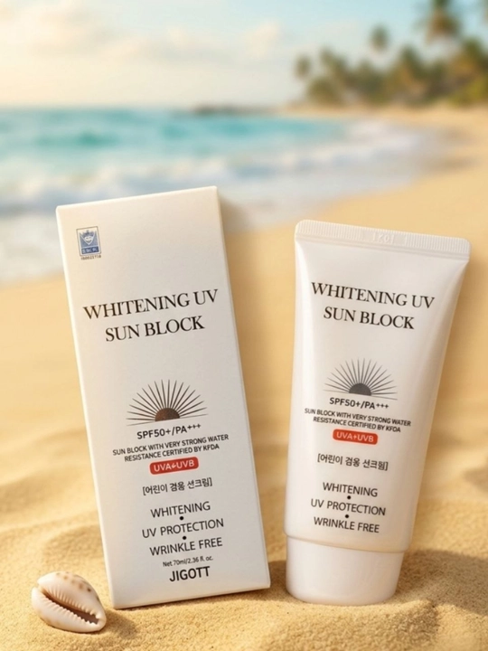 Quyoshdan himoyalovchi krem SNAIL UV SUN BLOCK SPF50+/PA+++, 70 ml