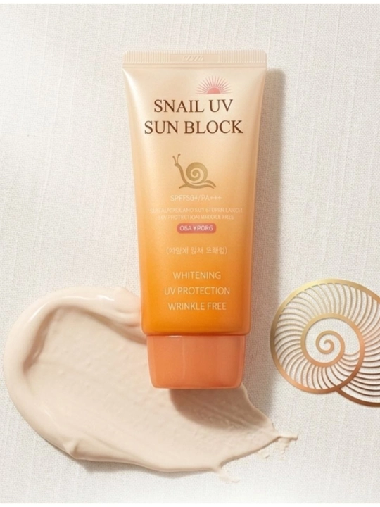 Солнцезащитный крем SNAIL UV SUN BLOCK SPF50+/PA+++, 70 мл